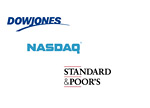 -- Dow Jones - Nasdaq - S&P - Logos --