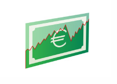 Euro Currency Graph - Illustration