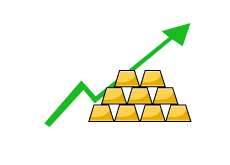 Gold Price Rising - Illustration