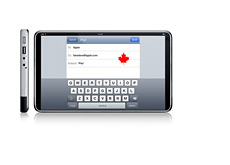 -- Ipad product photo - Canadian Maple Leaf --