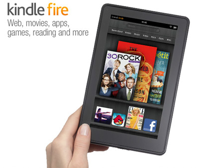 Kindle Fire promotional graphic