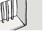 -- illustration of prison bars --