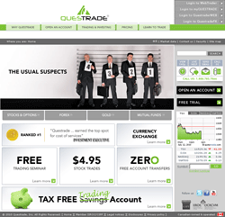 -- Website screenshot - Questrade --