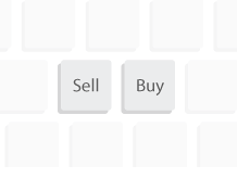 -- Illustration of keyboard buttons - Buy and Sell --