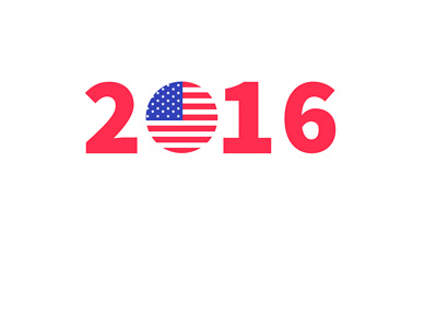 The 2016 Presidential Election - United States of America - Concept - Year - Flag