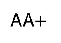 AA+ rating - Illustration