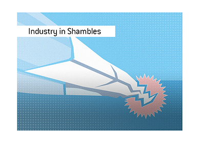 The airline industry is in shambles. The famous investor pulls money out too.