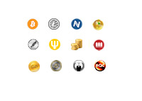 Alt-Coins - Alternative Currencies - Logos