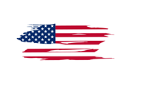 The USA Flag - Falling Apart - Illustration