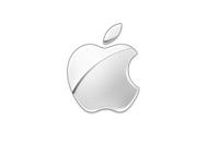 Apple company logo - Gray colour