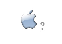 Apple Logo - Question Mark - Illustration
