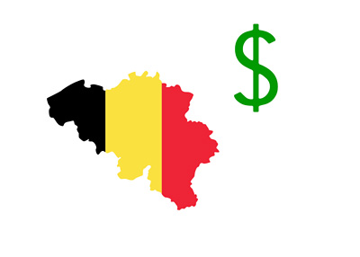 Belgium and US Dollar - Illustration