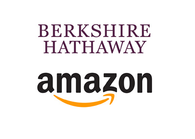 Berkshire Hathaway and Amazon - Company logos - Year 2016