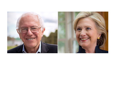 Bernie Sanders vs. Hillary Clinton - Presidential Elections 2016 photos