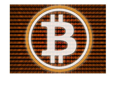 Concept design for the cryptocurrency - Bitcoin. Zeroes and ones.