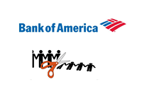 Bank of America - Job cuts - Illustration