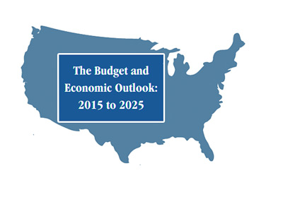 United States Budget and Economic Outlook - 2015 - 2025 - Graphic