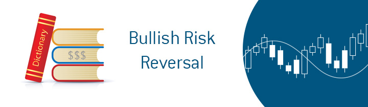 The explanation of the term Risk Reversal by Dave Manuel.  In photo: candle chart.