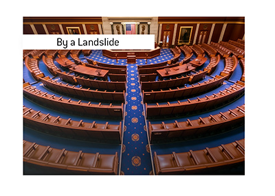 United States House of Representatives chamber inside the U.S. Capitol.