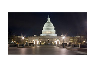 Capitol Hill at Night - Photo