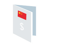 -- Illustration of the usd portfolio held by China --