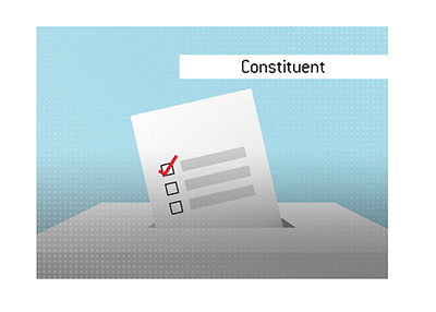 Dave explains the meaning of the term Constituent, when it comes to elections and voting.