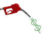 Cost of filling up - Rising gas prices - Illustration