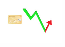 Credit Card Debt on the Incline Again - Illustration