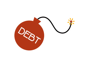 Debt Bomb - Illustration