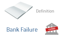 bank failure mean does definition lose money