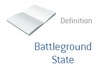 Definition of Battleground State - Financial Dictionary - Elections