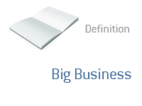 Definition of Big Business - Finance Dictionary