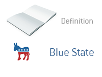 Definition of Blue State - Financial Dictionary - Elections