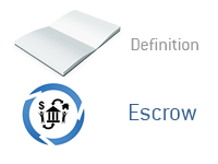 Definition and Illustration of the term Escrow - Financial Dictionary - Real Estate