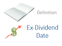 Definition of Ex-Dividend Date - Financial Dictionary - Money Growth Illustration
