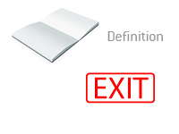 Definition of Exit in business