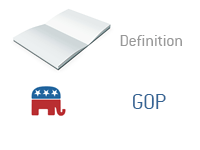 Definition of GOP - Grand Old Party - Financial Dictionary - Elections - Republican Party - Elephant