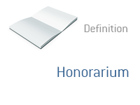 Definition of Honorarium - Financial Dictionary