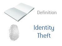 Identity Theft meaning and illustration - Definition - Dave Manuel Financial Dictionary