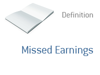 Definition of Missed Earnings in finance