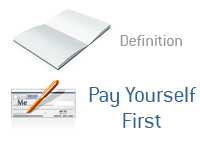 Definition and Illustration of the finance term Pay Yourself First