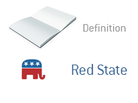 Definition of Red State - Financial Dictionary - Elections