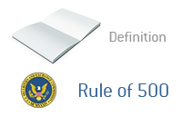 Rule of 500 Definition