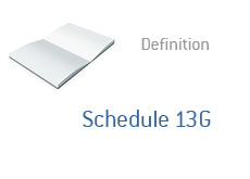 -- Dictionary definition - finance term - Schedule 13G --