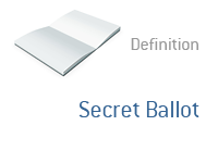 Definition of Secret Ballot - Elections - Financial Dictionary