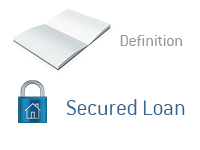 Definition of Secured Loan - Financial Dictionary - Mortgage - Illustration