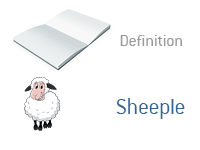 Definition of the term Sheeple - Financial Dictionary - Politics