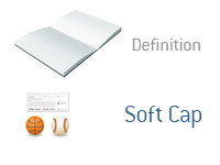 Definition of Soft Cap - Financial Dictionary - Sports - Illustration - Basketball, Baseball and a Cheque