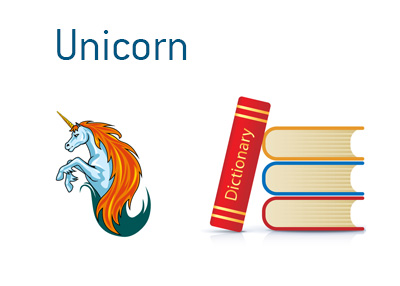 Definition of Unicorn - Financial dictionary - Illustration