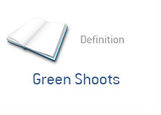 financial term definition - green shoots